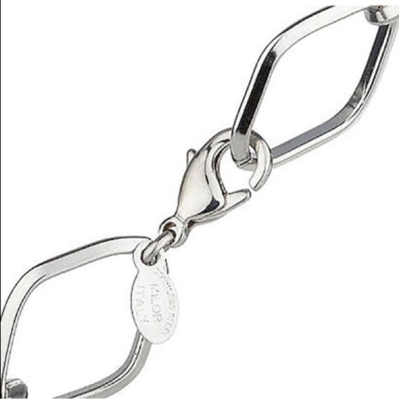 SIMONA COLLINI Onyx Silver chained necklace - Picture 6 of 9